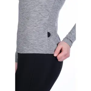 Reittrikot langarm Damen HKM Rosewood Melange image-1