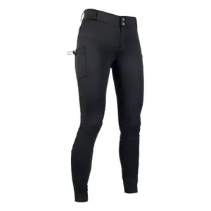 Pantalón de equitación Full Grip infantil HKM Ruby image-0