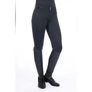 Pantalón de equitación Full Grip infantil HKM Ruby image-1