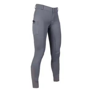 Pantalón de equitación Full Grip infantil HKM Ruby image-0