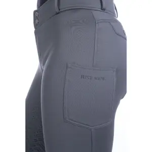 Pantalón de equitación Full Grip infantil HKM Ruby image-4