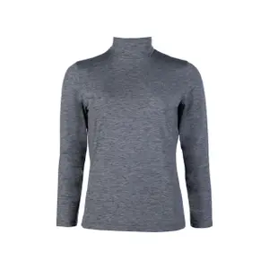 Paardrijshirt met lange mouwen en rolkraag meisje HKM Ruby image-0