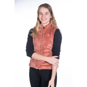 Girls' Sleeveless Riding Jacket HKM Ruby image-1
