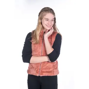 Girls' Sleeveless Riding Jacket HKM Ruby image-2