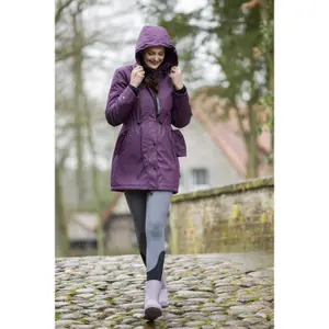 Women's waterproof hooded riding jacket HKM Dallas image-1