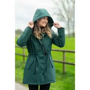 Women's waterproof hooded riding jacket HKM Dallas image-1