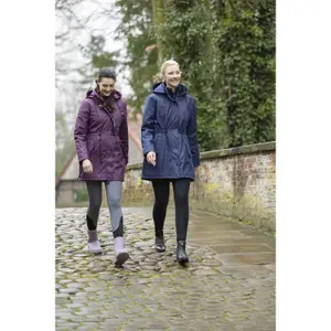 Women's waterproof hooded riding jacket HKM Dallas image-2