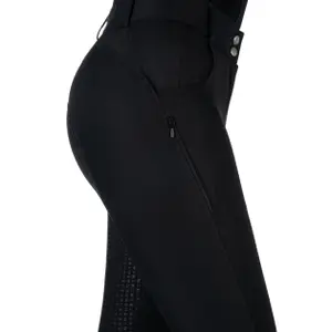 Pantalone equitazione con grip medio donna HKM Ari image-4