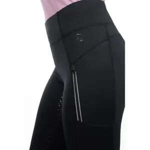Women's full grip riding leggings HKM Harbour Island image-3