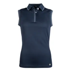 Ærmeløs ridepoloshirt til kvinder HKM Catherine image-0