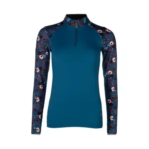 Reittrikot langarm Damen HKM Essentials Flower image-0