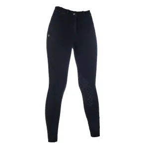 Full grip riding Trousers for women HKM Harbour Island Denim image-0
