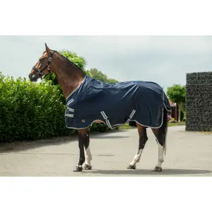 Waterproof Outdoor Horse Rug with Detachable Neck Cover HKM Therma Pro 600D image-2