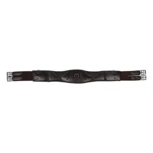 Leather horse girth HKM Premium image-0