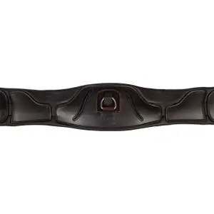 Leather horse girth HKM Premium image-1