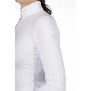 Dames wedstrijdpolo met lange mouwen HKM Emilia image-4