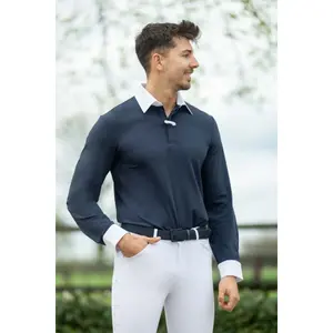 Polo da competizione a maniche lunghe HKM Davie image-1