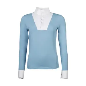 Dames wedstrijdpolo met lange mouwen HKM Virginia image-0