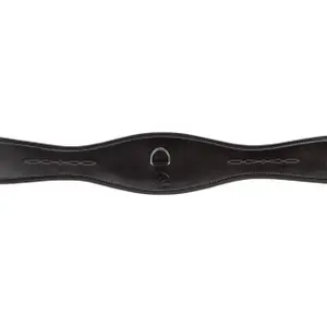 Leather horse girth HKM Dallas image-1