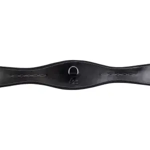 Leather horse girth HKM Dallas image-1