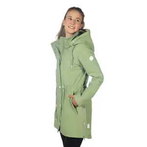 Women's waterproof hooded riding jacket HKM Ohio image-3