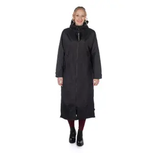 Extra Long Hooded Waterproof Riding Jacket Women HKM Julie image-1