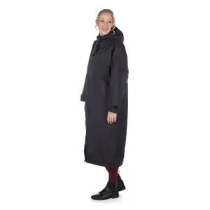 Extra Long Hooded Waterproof Riding Jacket Women HKM Julie image-3