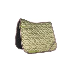 Dressage saddle pad for horses HKM Golden Bit image-0
