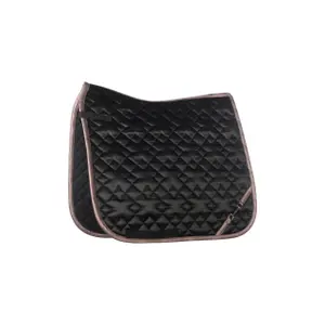 Dressage saddle pad for horses HKM Golden Bit image-0