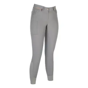 Full grip riding Trousers for women HKM Rosegold Sparkle image-0