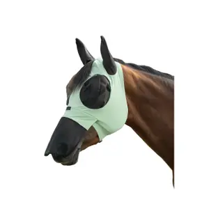Elastic Fly Mask for Horse with Nose Protection HKM image-0