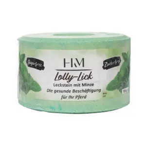 Salt Block Horse Mint HKM Lolly Lick