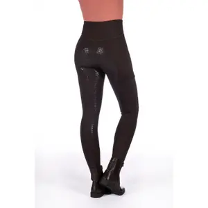 Women's full grip riding leggings HKM Rio image-4