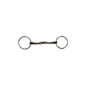 Dubbel bit voor paarden HKM Soft Contact 14 mm image-0