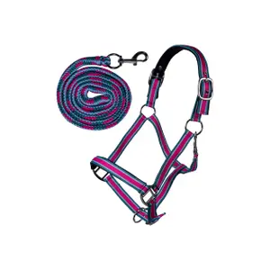 Hufgeschirr für Pferde mit Karabiner HKM Manchester image-0