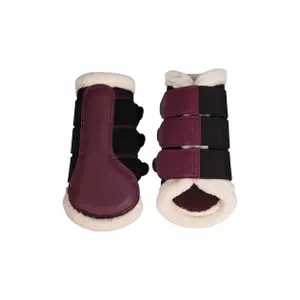 Geschlossene Beinschützer für Pferde mit Fell HKM Comfort Premium Mesh image-0