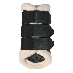 Closed Gaiters for Horse with Fur HKM Comfort Premium Mesh image-1