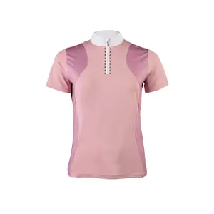 Poloshirt til konkurrencebrug til kvinder HKM Glam image-0