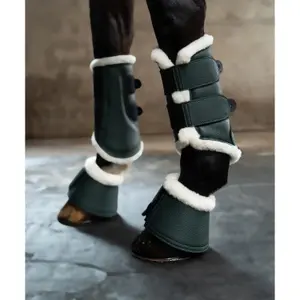 Closed horse gaiters HKM Comfort Premium Fur II image-2
