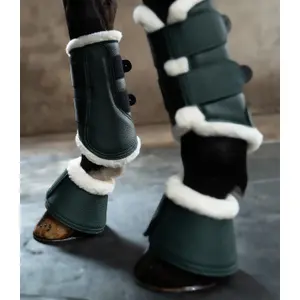Closed horse gaiters HKM Comfort Premium Fur II image-1
