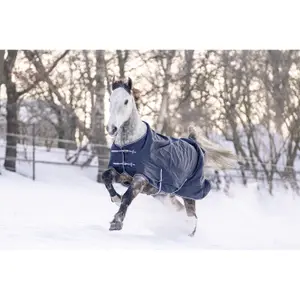 Outdoor Blanket for Horse with Fleece Lining HKM Economic image-1