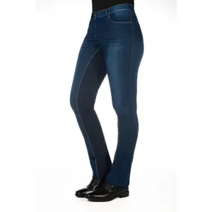 Women's Denim Full Grip Riding Trousers HKM Summer image-4