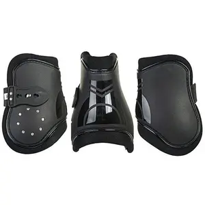 Open Tendon Boots and Fetlock Protectors for Horse HKM Diamonds image-1