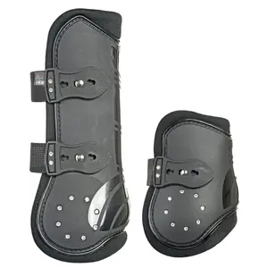 Open Tendon Boots and Fetlock Protectors for Horse HKM Diamonds image-2