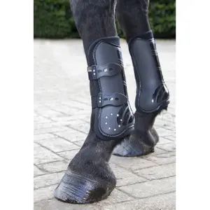Open Tendon Boots and Fetlock Protectors for Horse HKM Diamonds image-3