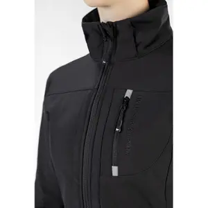 Giacca da equitazione con cappuccio staccabile donna HKM Softshell image-1