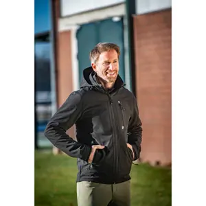 Waterproof hooded riding jacket HKM Sport image-1