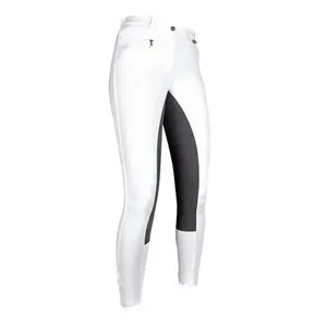 Riding Trousers mid grip girl HKM Basic image-0