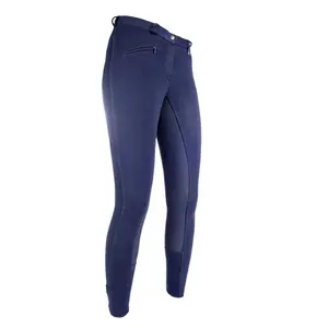 Riding Trousers mid grip girl HKM Basic image-0