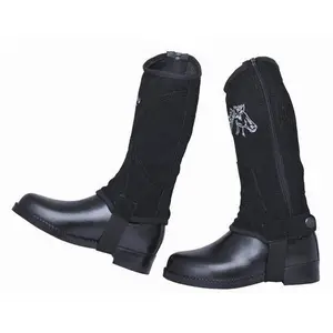 Children's leather mini-chaps HKM image-0
